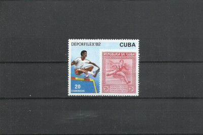 TSV* - CUBA 1982 SPORT MICHEL 2666 MNH/** LUX foto