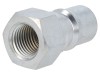 Conector rapid hidraulic G 3/4, ISO 7241-1 B, otel zincat, 250 bar
