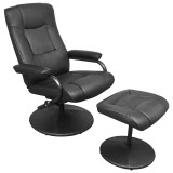 vidaXL Fotoliu recliner Negru 66,5 x 75 x 99 cm Piele artificială 42020646