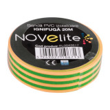 Banda Izolatoare IGN PVC 20m Verde-Galben, NOVelite