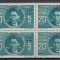 ROMANIA 1940 LP 142 II MISCAREA LEGIONARA IN ROMANIA CODREANU POSTA AERIANA BLOC DE 4 TIMBRE MNH