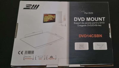 Suport DVD / Receiver de perete din sticla Blackmount CT-DVD-14CSBN foto