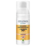 Fluid colorant cu protectie solara Dry Touch SPF 50+ Herbal, 50ml, Celenes