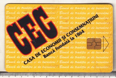 bnk card Cartela telefonica - A-18a 1999 50000 lei CEC foto