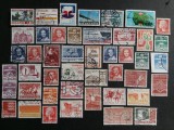 Danemarca - Lot 45 timbre, uzuale și comemorative (Anii '70 - '80) obliterate -A583