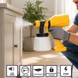 Pistol electric de vopsit, 370W, galben, CMCLASS