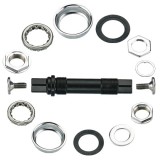 Butuc Pedalier BMX Neco B899W, Negru-Argintiu Ultimate FactoryBikes