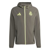 Real Madrid geacă de bărbați cu glugă Vis Tech Travel green - XL, Adidas