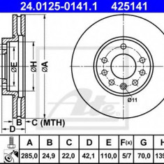 Disc frana OPEL VECTRA C Combi (2003 - 2016) ATE 24.0125-0141.1