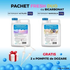 Pachet Fresh Duo cu Bicarbonat&ndash; 10 kg + 🎁
