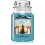 Village Candle Rain lum&acirc;nare parfumată (Glass Lid) 602 g