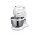 Mixer cu bol Heinner HMBR-300W, Bol inox, 3.4 L, 300W, 5 viteze+Turbo