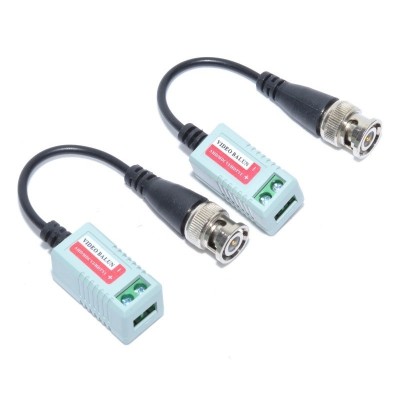 Set adaptoare elSales ELS-VDBLN Video Balun pentru transmiterea imaginii la distante mari,tehnologie HD-CVI, foto