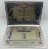 500 LEI 1877 BILET IPOTECAR (REPLICA} POLIMER PLACAT CU ARGINT 999&permil;