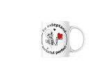 Cana alba personalizata Barbatul perfect, INOVATIX&reg;. 330ml