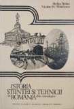Istoria stiintei si tehnicii in Romania. Date cronologice - Stefan Balan, Nicolae St. Mihailescu