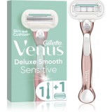 Gillette Venus Deluxe Smooth Sensitive Rosegold aparat de ras + capete de schimb 1 buc