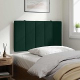 vidaXL Pernă tăblie de pat, Hanko, verde, 80 cm, catifea 374646