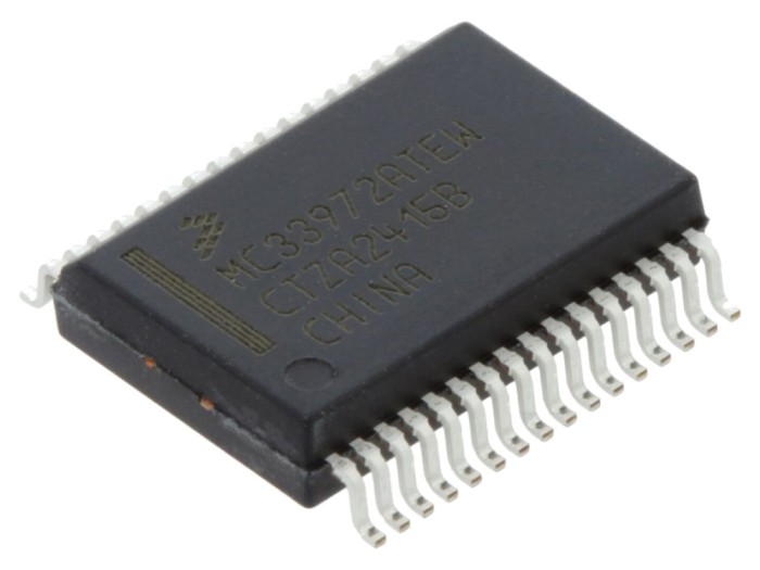 NXP MC33972ATEW IC Interfață Detectare Multiple Switch-uri (MSDI) SPI