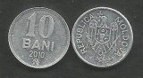 MOLDOVA 10 BANI 2010 [2] XF , livrare in cartonas