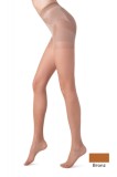 Ciorap Modelator cu Efect de Push-Up X-press 20 Den - Bronz, 2-S Standard, Conte Elegant