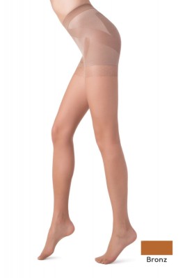 Ciorap Modelator cu Efect de Push-Up X-press 20 Den - Bronz, 2-S Standard foto