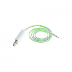 Cablu de date OTB Micro-USB cu lumina de functionare animata-Culoare Verde deschis