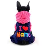 Bluza I Love Mama, calduroasa, pufoasa L Roz, Oem