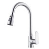 Baterie Bucatarie cu Dus Extractibil Inox Argintiu ZY1014 ModernLight Concept, Korman Technik