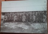 Fotografie, grup de militari, perioada intebelica, fotograf necunoscut