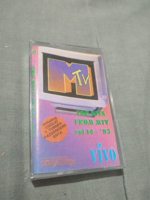 CASETA AUDIO FROM MTV VOL 14 &amp;#039;95 ORIGINALA SIGILATA foto