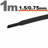 Tub termocontractibilNegru &bull; 1,5 / 0,75 mm Best CarHome