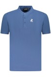Cumpara ieftin U.S. Grand POLO Tricou barbati cu guler tunica, logo brodat, regular fit, albastru, L