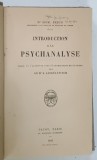 INTRODUCTION A LA PSYCHANALYSE par SIGM . FREUD , 1929