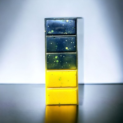 Tableta din ceara naturala de soia parfumata - Golden Opulence , handmade 50 g foto