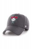 47brand șapcă MLB Arizona Diamondbacks culoarea gri, cu imprimeu B-MVP29WBV-CCB, 47 Brand