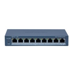Switch 8 porturi POE Hikvision DS-3E1309P-EI(B), Smart Managed, 8 &times; 10/100M PoE