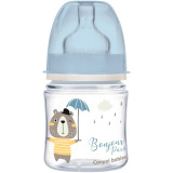 Canpol babies Bonjour Paris biberon pentru sugari 0m+ Blue 120 ml