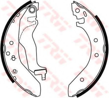 Set saboti frana HONDA CIVIC VI Hatchback (EJ, EK) (1995 - 2001) TRW GS6246