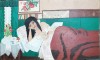 Tablou fata citind , nesemnat., Portrete, Ulei, Realism