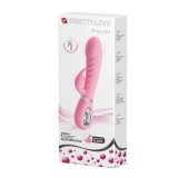 Prescott - Vibrator iepuraș, roz, 20 cm