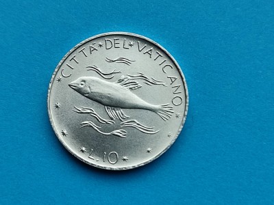 10 Lire 1970 Vatican-AUNC-UNC-RAR foto