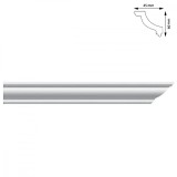 Bagheta colturi, 40x45 mm, 2 m, Dms