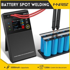 Mini aparat de sudura in puncte acumulatori baterii Fnirsi SWM 10 display LCD foto