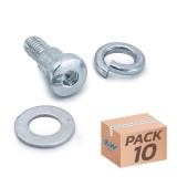 Șurub - roată spate - trotineta electrică Xiaomi M365 / Pro / 1S / Essential / Pro 2, 10 bucăți | Motorevolution