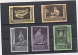 RUSIA (URSS) 1966 MUZEUL ERMITAJ serie 5 timbre MNH**, Nestampilat