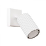 Lampă De Perete Karbon Alb Din Aluminiu, 1 Bec Tub Minimalist De Interior.