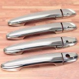 Set de 4 ornamente manere usi cromate pentru Mazda 2, 3, 6, CX-5 din 2008 fara keyless go