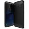 Husa carbon compatibila samsung galaxy s8 plus protect anti-soc, negru
