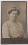 Fotografie CDV femeie , Carl Bischof, Nurnberg